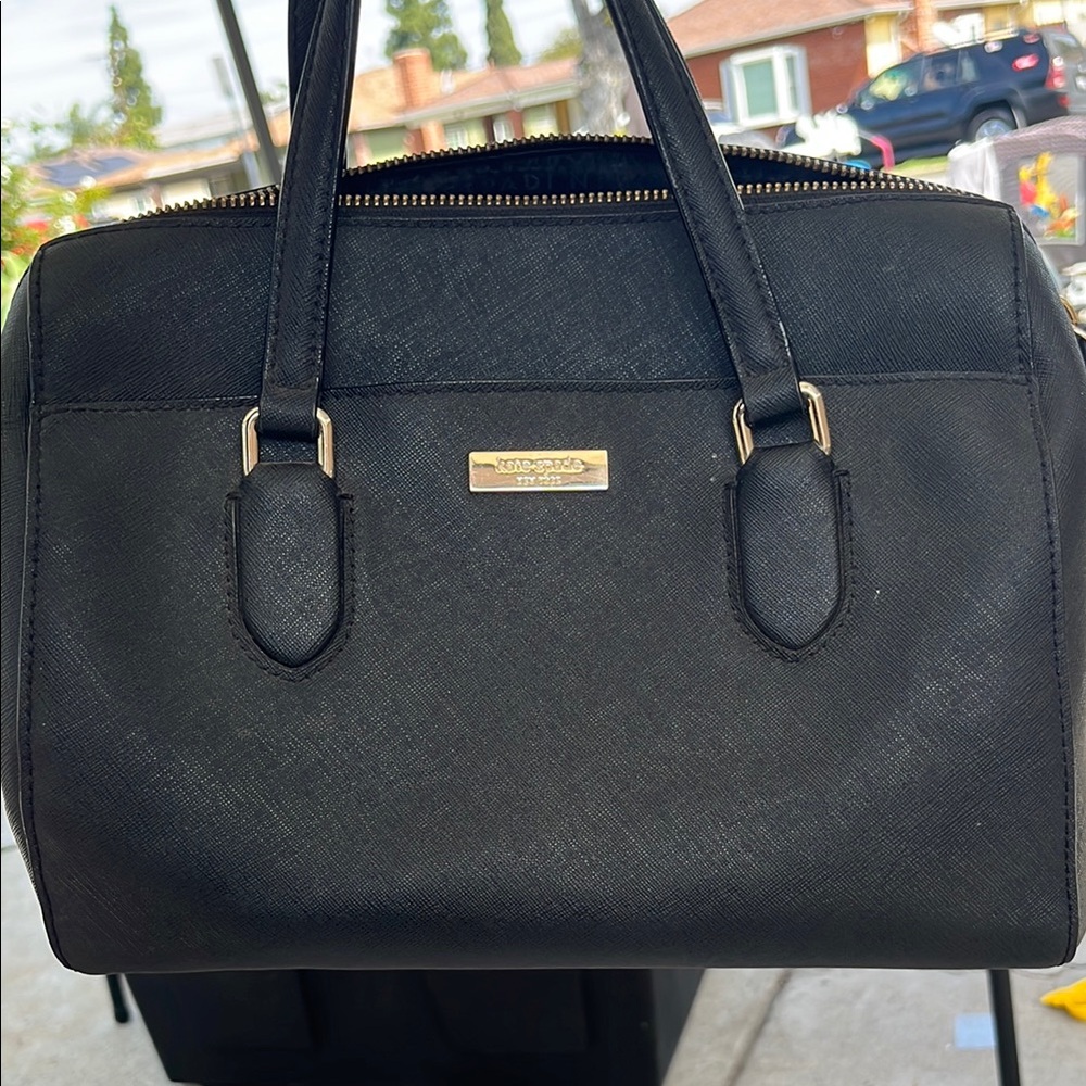Kate Spade Black Leather Handbag